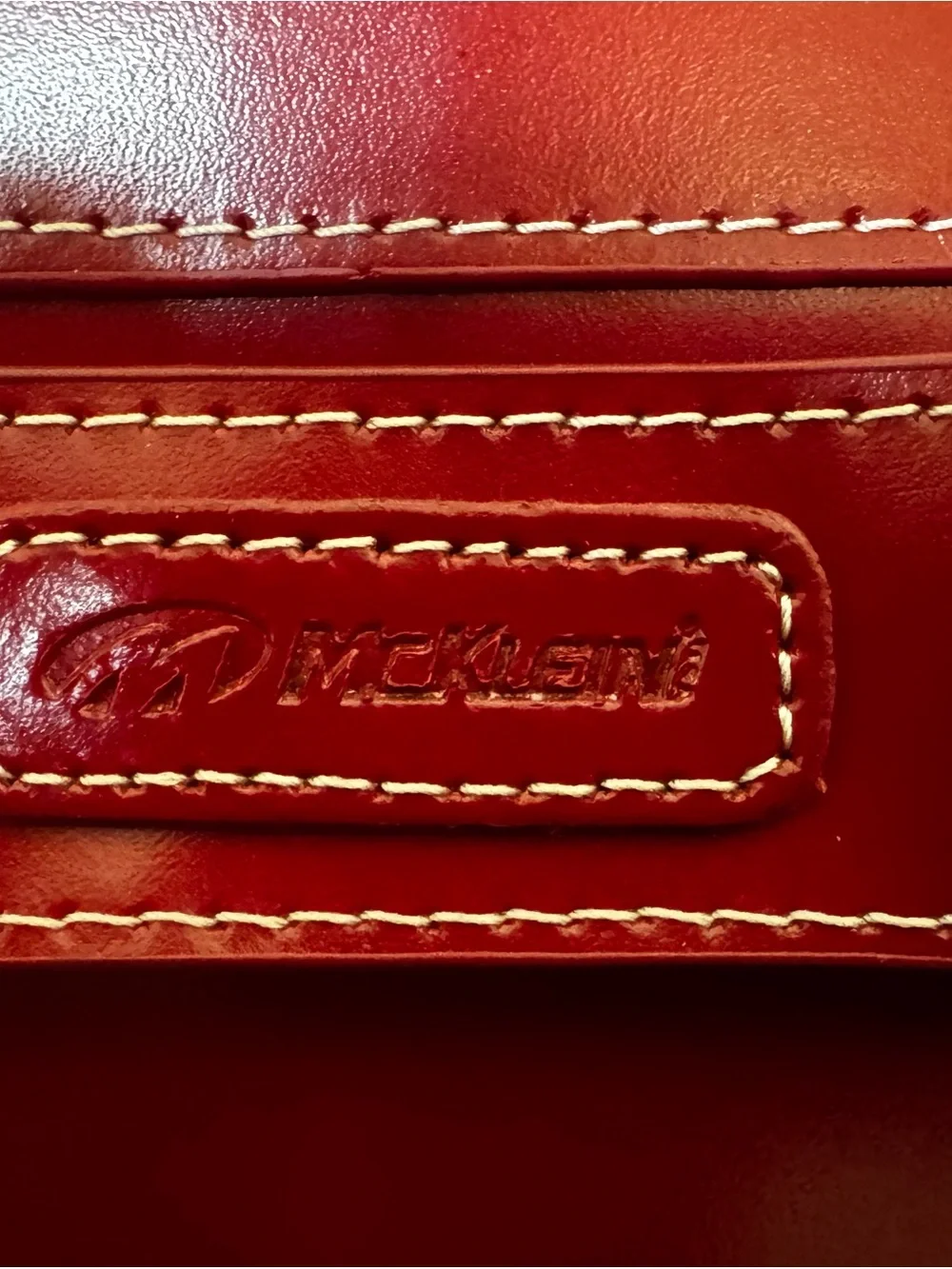 McKlein Lake Forest Red Leather 15